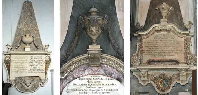 strip of 3 example monuments by Rawlings